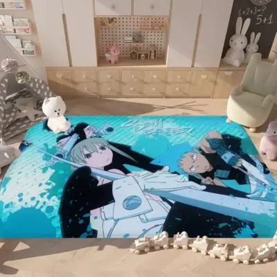 Soul Eater Maka Albarn and Black☆Star Rug