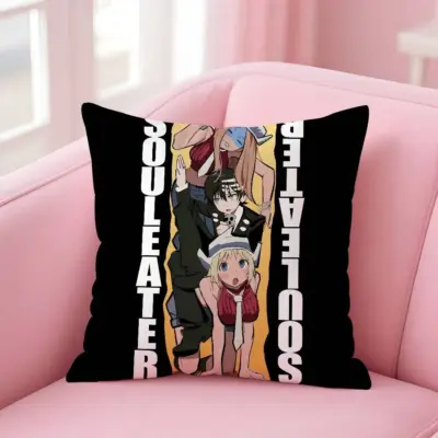 Soul Eater Cozy Gothic Artwork Cushion Throw Pillow