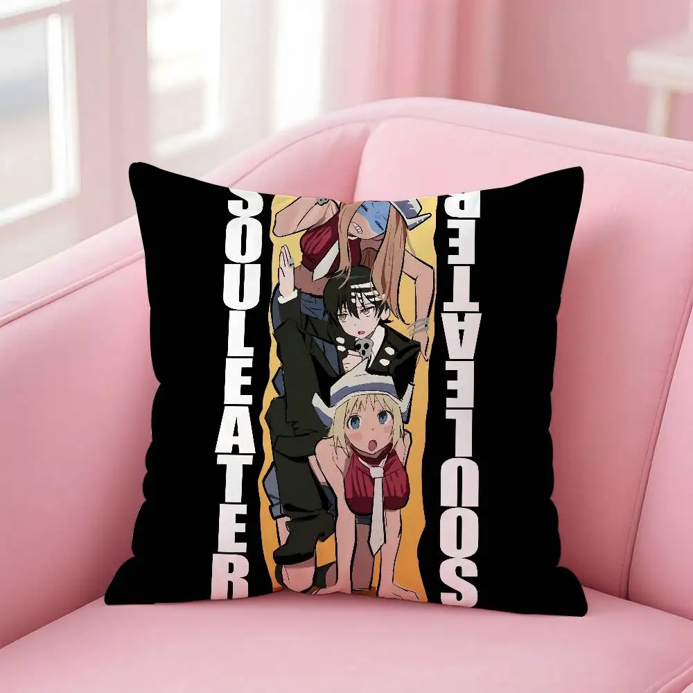 Soul Eater Cozy Gothic Artwork Cushion Throw Pillow