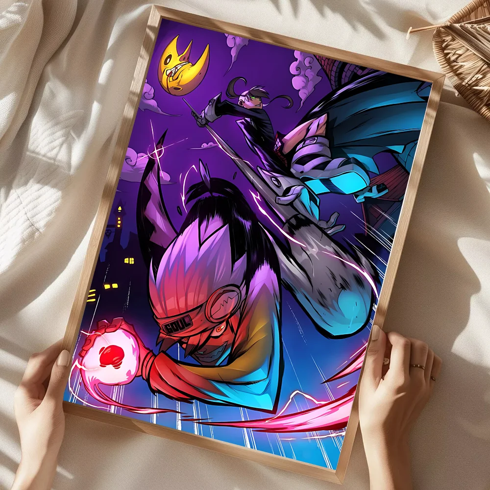 Anime Soul Eater Colorful Design Wall Art