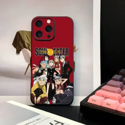 Anime Soul Eater Red Gothic Design Phone Case