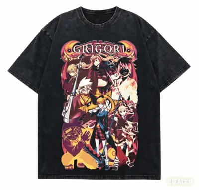 Anime Soul Eater Mineral Washed T-shirt