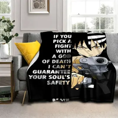 Soul Eater Warm Dark Fantasy Throw Blanket