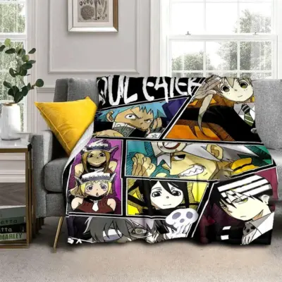 Soul Eater Mysterious Occult Artwork Throw Blanket