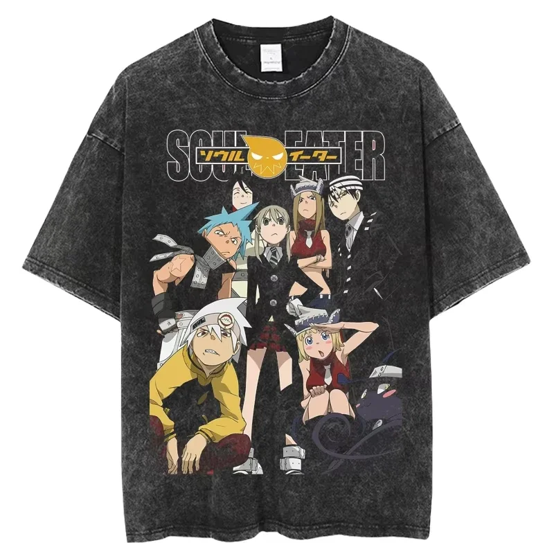 Soul Eater Urban Anime Mineral Wash T-Shirt