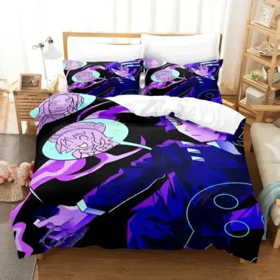 Soul Eater Purple Moon Battle Bedding Set
