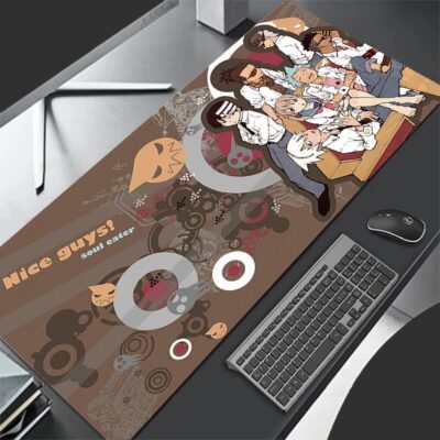 Soul Eater Edgy Anime Illustration Large Mouse Pad