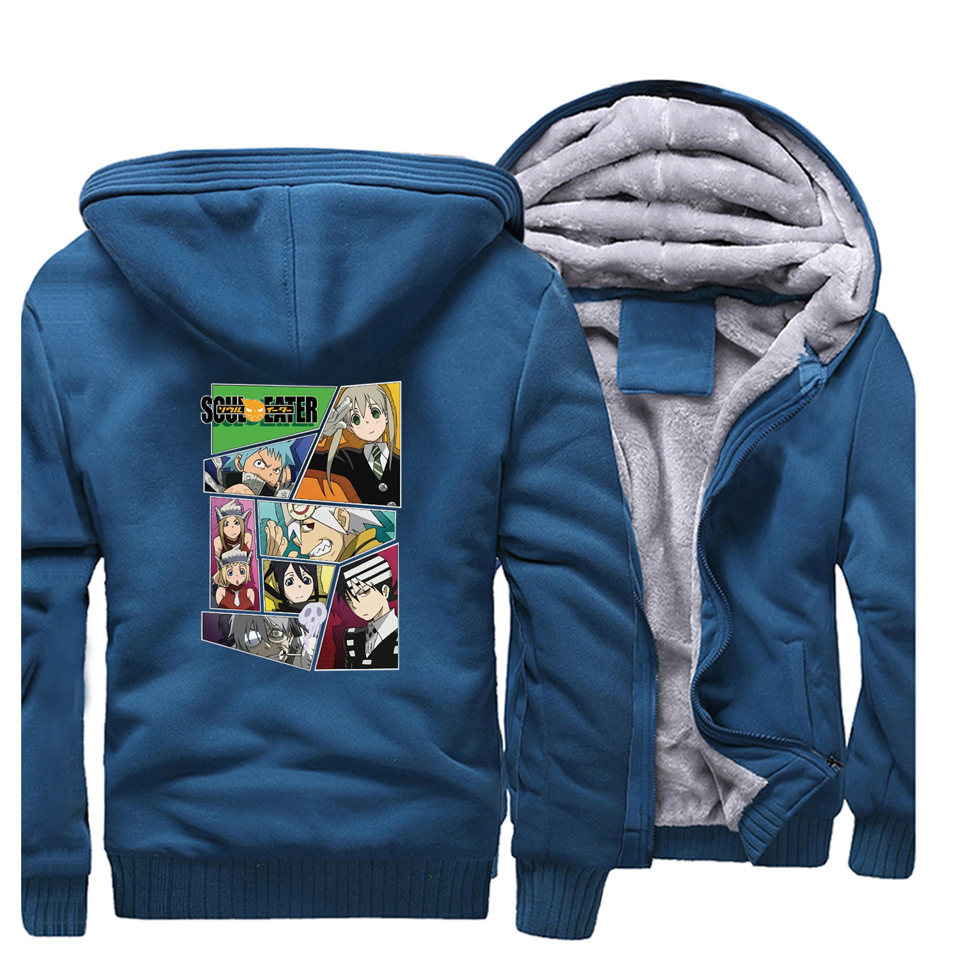 Fashion Soul Eater Anime Fleece Jacket