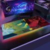 Soul Eater Mouse Pad RGB Mousepad Keyboard Gaming Carpet Backlit Mat Computer Pc Gaming Table Gamer 1 - Soul Eater Shop