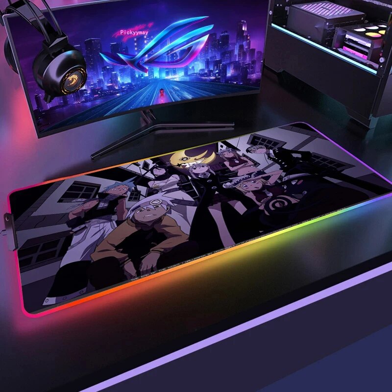 Soul Eater Eerie Gothic RGB Mousepad