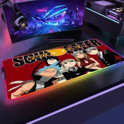 Soul Eater Shadowy Gothic RGB Mousepad