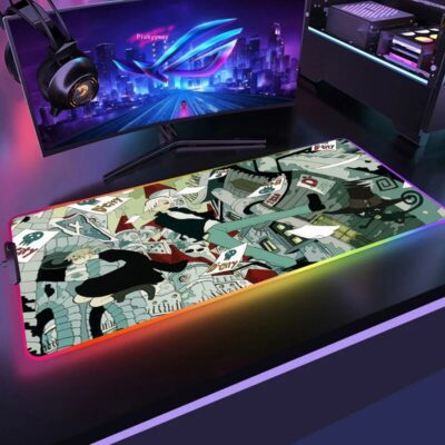 Soul Eater Retro Gothic RGB Mousepad