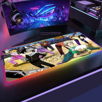 Soul Eater Haunting Artwork RGB Mousepad