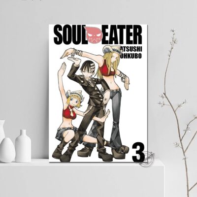 Soul Eater Iconic Character Illustration Wall Art