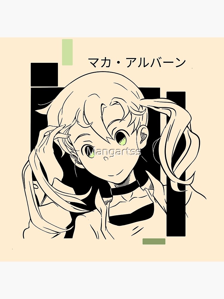 Soul Eater Kawaii Gothic Waifu Throw Pillow - Image 2