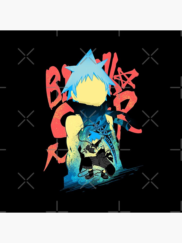 Black☆star Soul Eater Dynamic Graphic Throw Pillow - Image 2