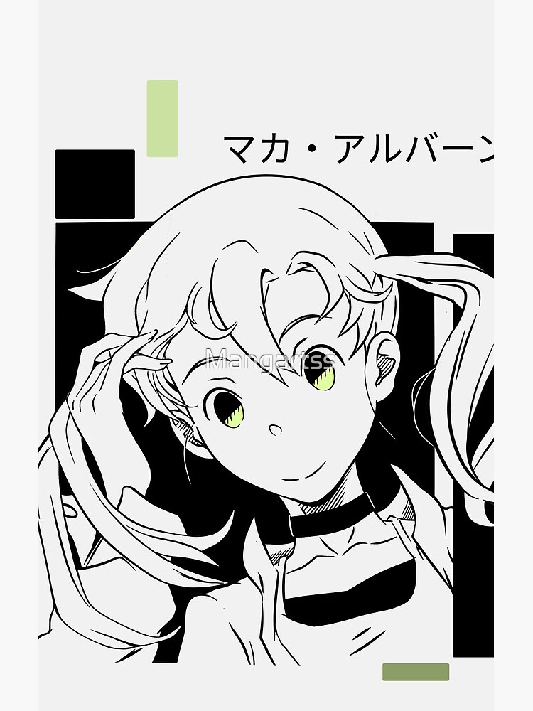 Soul Eater Kawaii Gothic Waifu Shower Curtain - Image 2