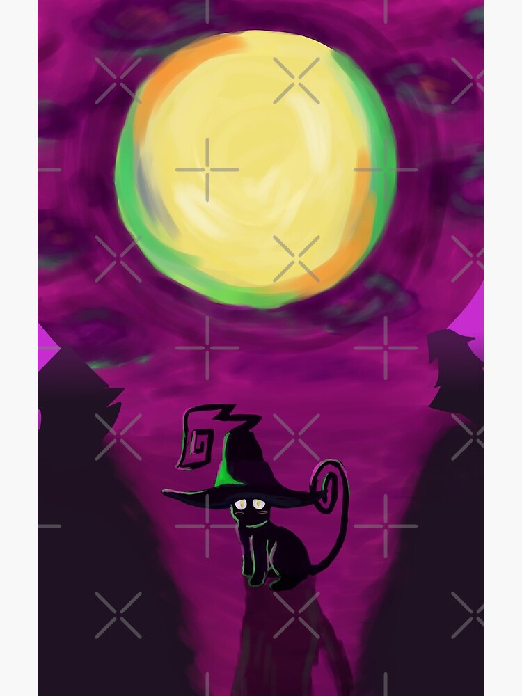 Blair Soul Eater Witchy Artwork Shower Curtain - Image 2