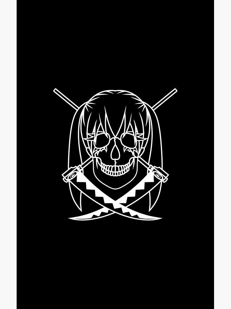 Maka Albarn Soul Eater Biker Artwork Shower Curtain - Image 2