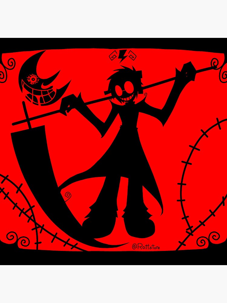 Soul Eater Scythe Of Dissection Dark Artwork Tapestry - Image 2