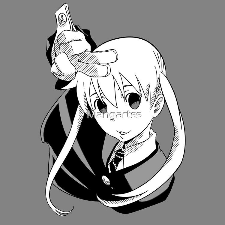 Soul Eater Kawaii Gothic Girl Artwork Tote Bag - Image 2