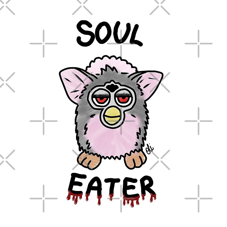 Furby The Soul Eater Dark Creature Tote Bag - Image 2