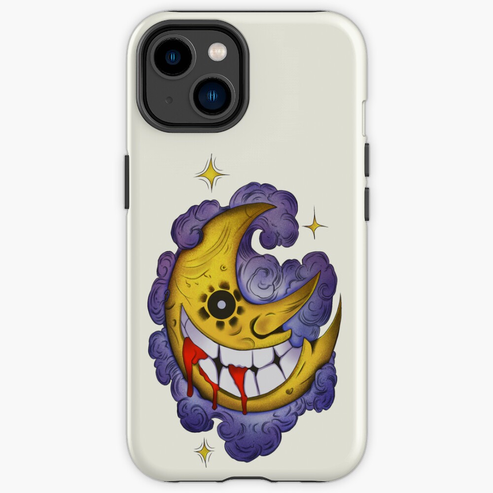 Soul Eater Strange Moon Gothic Doodle Iphone Case