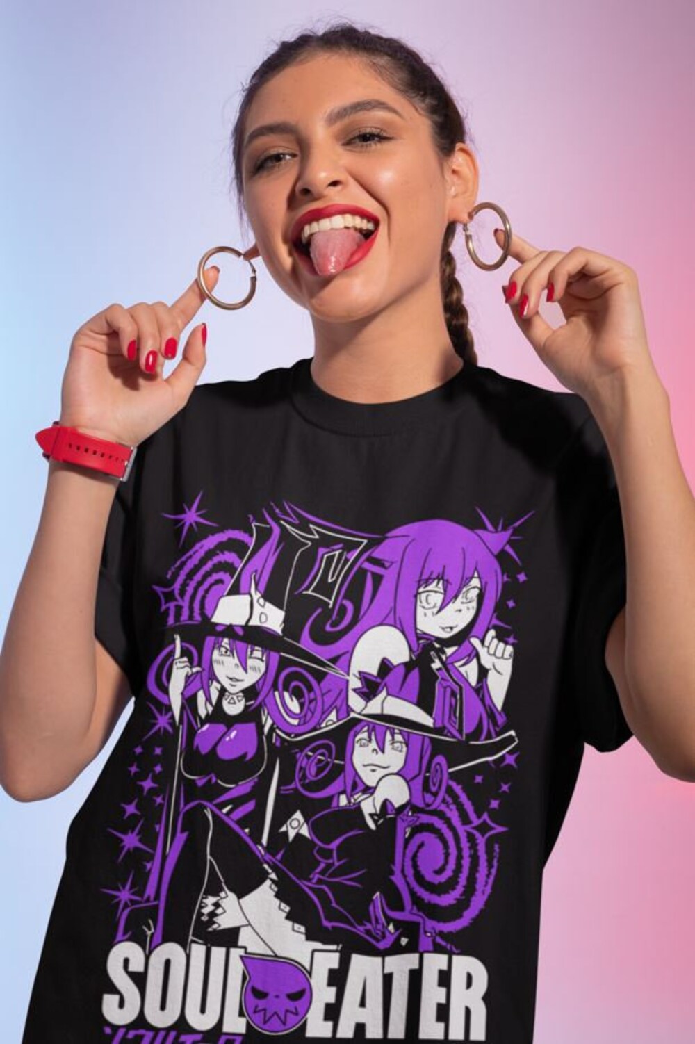 Soul Eater Death the Kid Retro T-shirt - Image 5