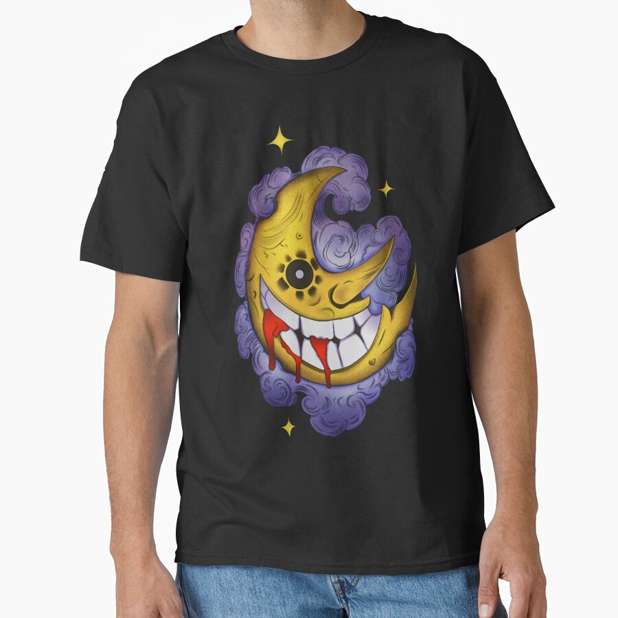 Soul Eater Strange Moon Doodle T-shirt - Image 2