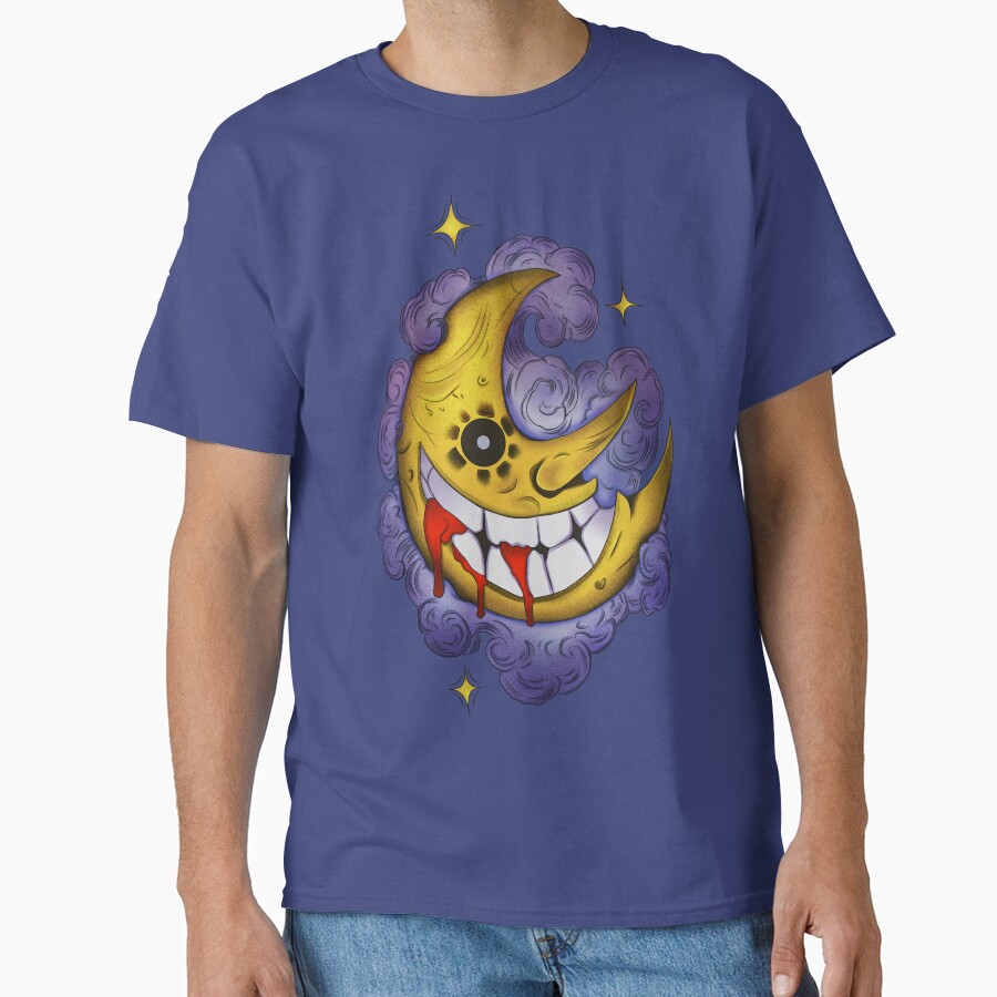 Soul Eater Strange Moon Doodle T-shirt - Image 4