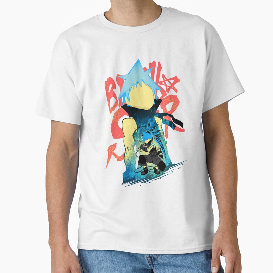 Black☆star Soul Eater Dynamic Graphic T-shirt - Image 2