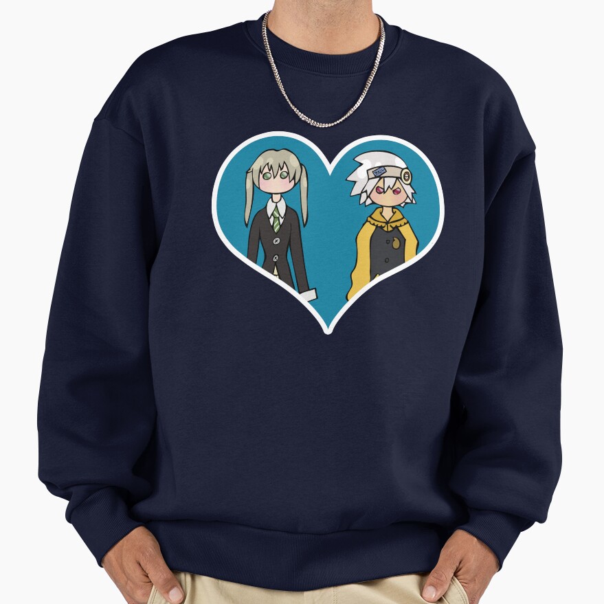 Maka Albarn And Soul Evans Chibi Duo Sweatshirt - Image 5