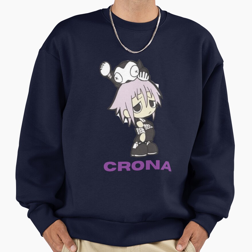 Crona Soul Eater Dark Aesthetic Minimalist Sweatshirt - Image 5