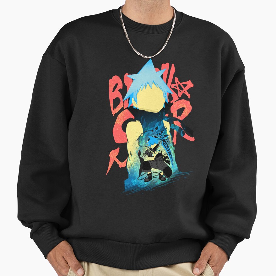 Black☆star Soul Eater Dynamic Graphic Sweatshirt