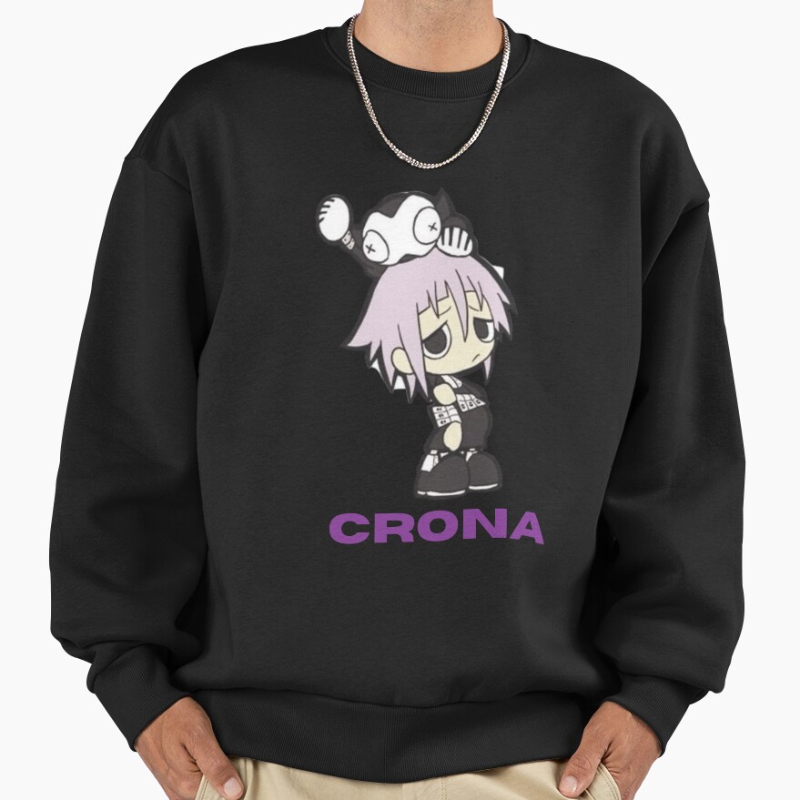 Crona Soul Eater Dark Aesthetic Minimalist Sweatshirt - Image 2