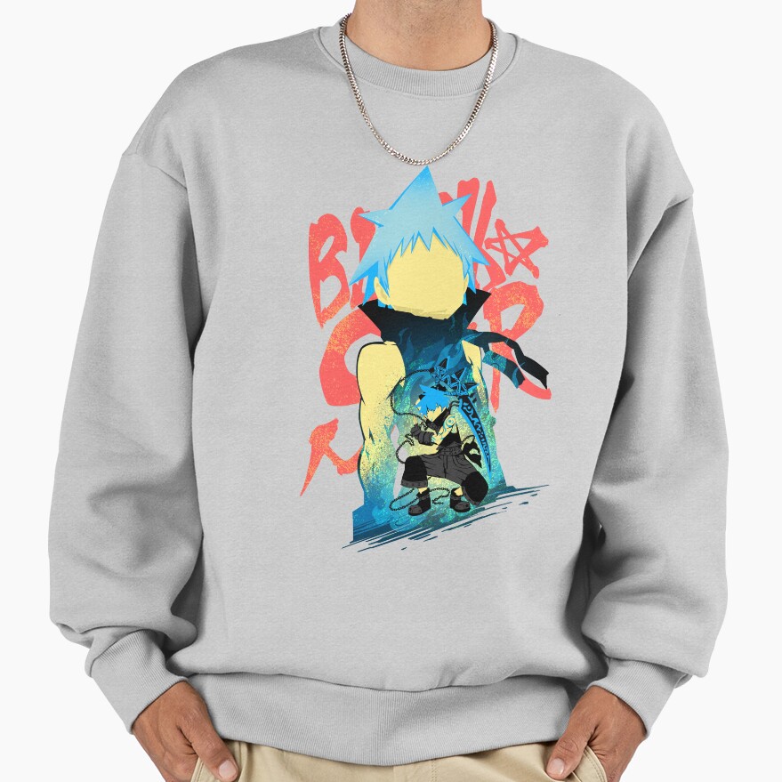 Black☆star Soul Eater Dynamic Graphic Sweatshirt - Image 4