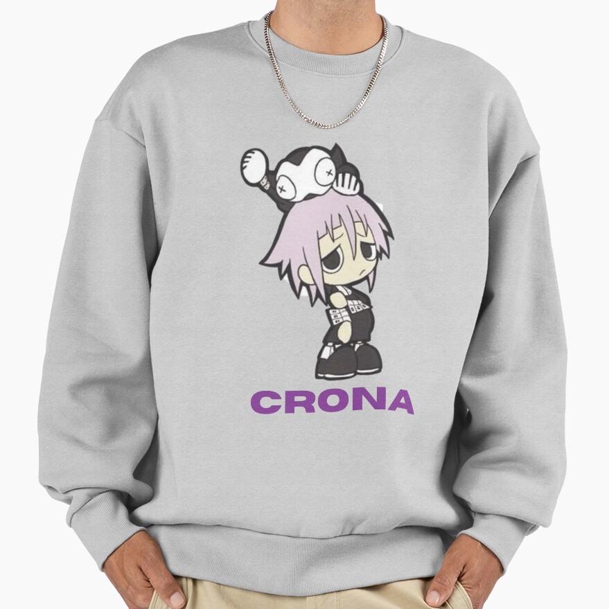Crona Soul Eater Dark Aesthetic Minimalist Sweatshirt - Image 4