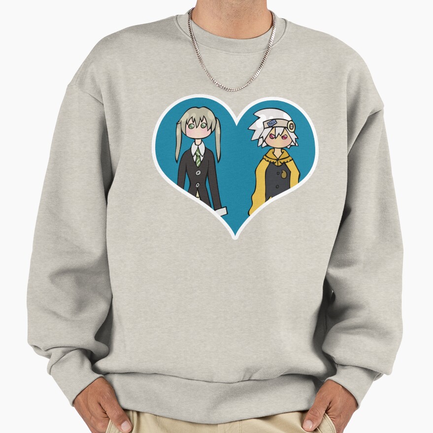 Maka Albarn And Soul Evans Chibi Duo Sweatshirt - Image 3