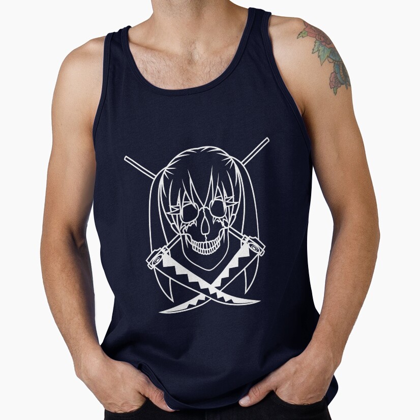Maka Albarn Soul Eater Biker Graphic Tank Top - Image 5