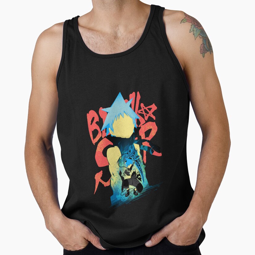 Black☆star Soul Eater Dynamic Graphic Tank Top