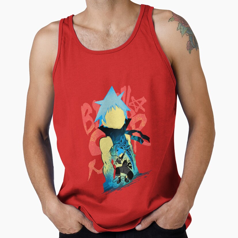 Black☆star Soul Eater Dynamic Graphic Tank Top - Image 4