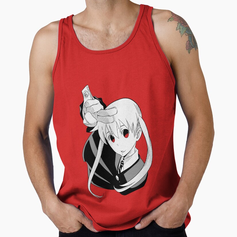 Soul Eater Kawaii Gothic Maka Albarn Tank Top - Image 4