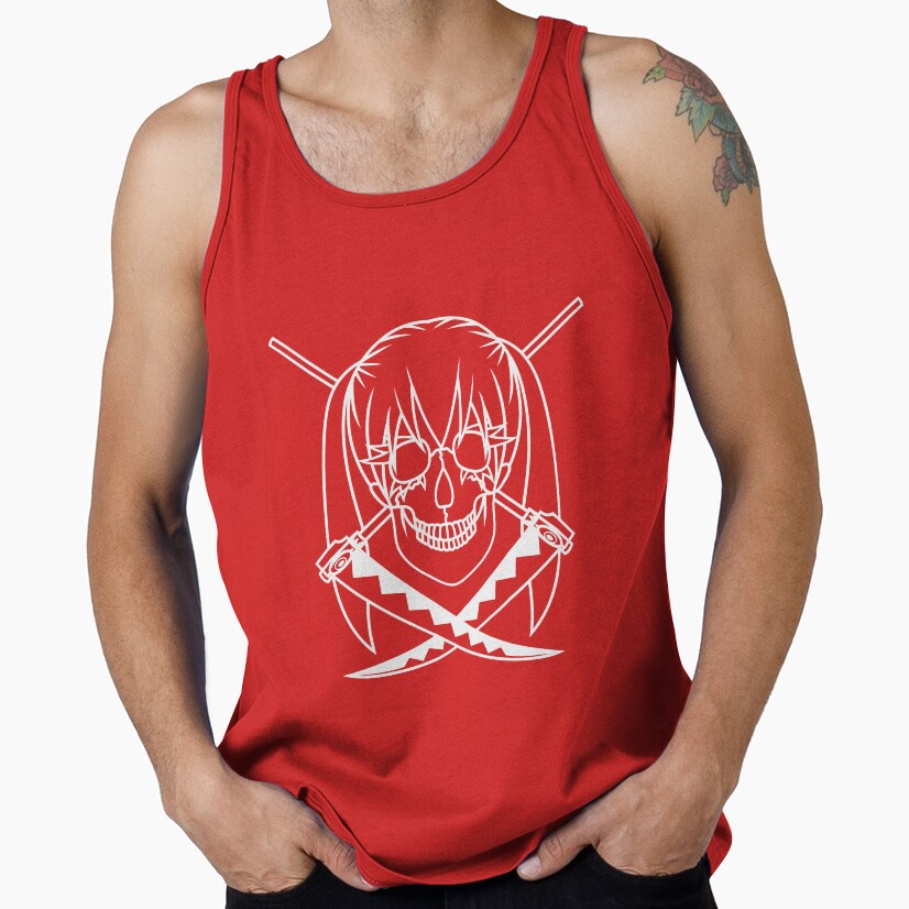 Maka Albarn Soul Eater Biker Graphic Tank Top - Image 4