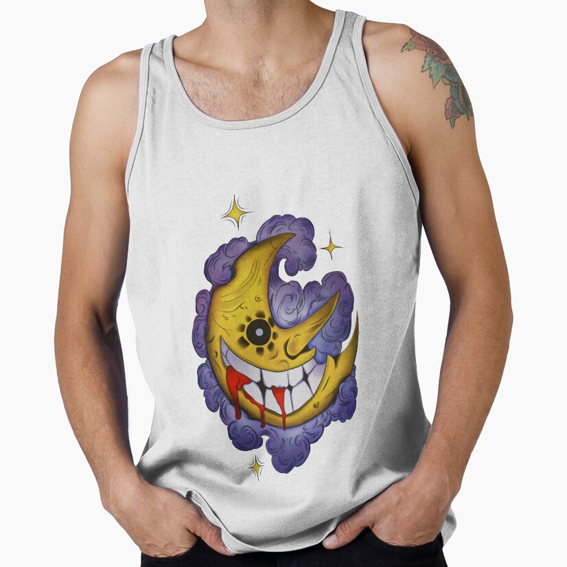 Soul Eater Strange Moon Doodle Tank Top