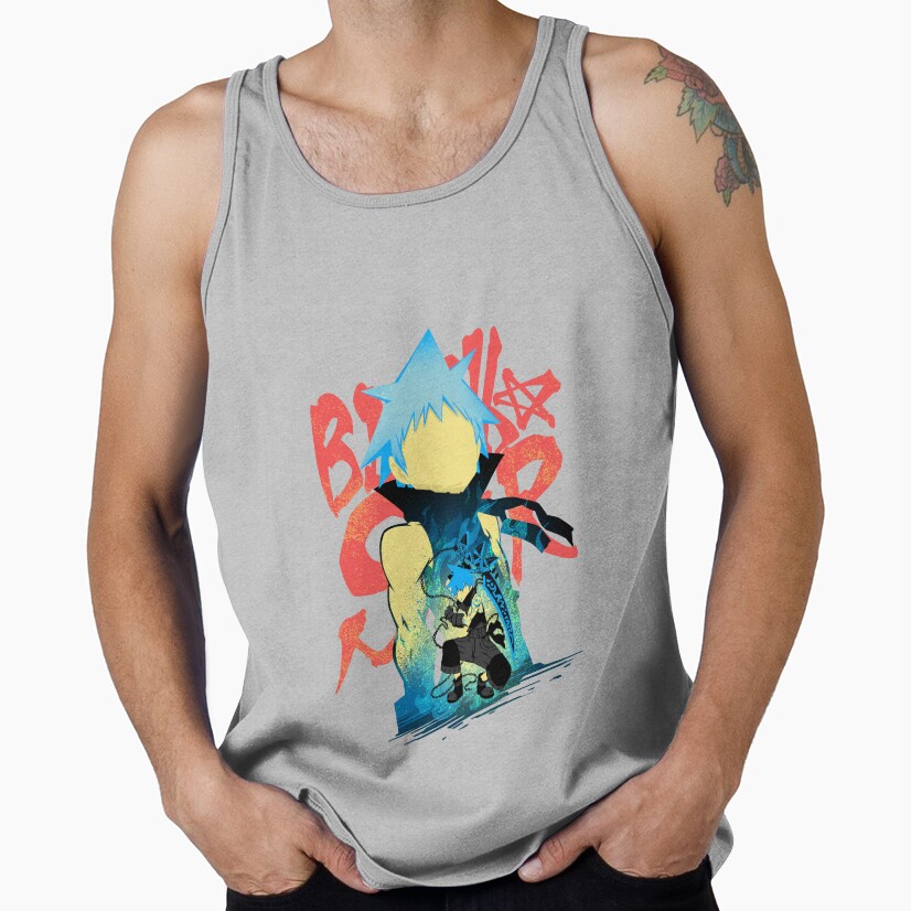 Black☆star Soul Eater Dynamic Graphic Tank Top - Image 3