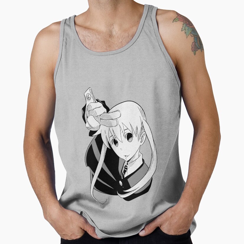 Soul Eater Kawaii Gothic Maka Albarn Tank Top - Image 3