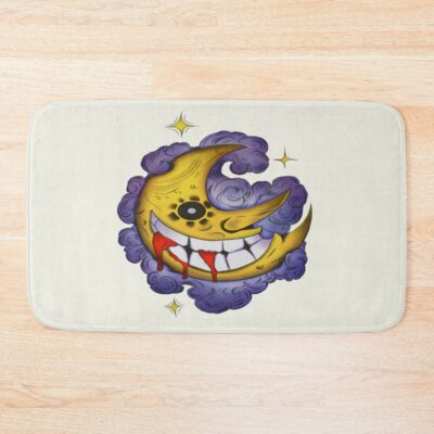 Soul Eater Strange Moon Gothic Doodle Bath Mat