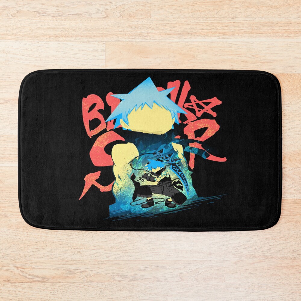 Black☆star Soul Eater Dynamic Graphic Bath Mat