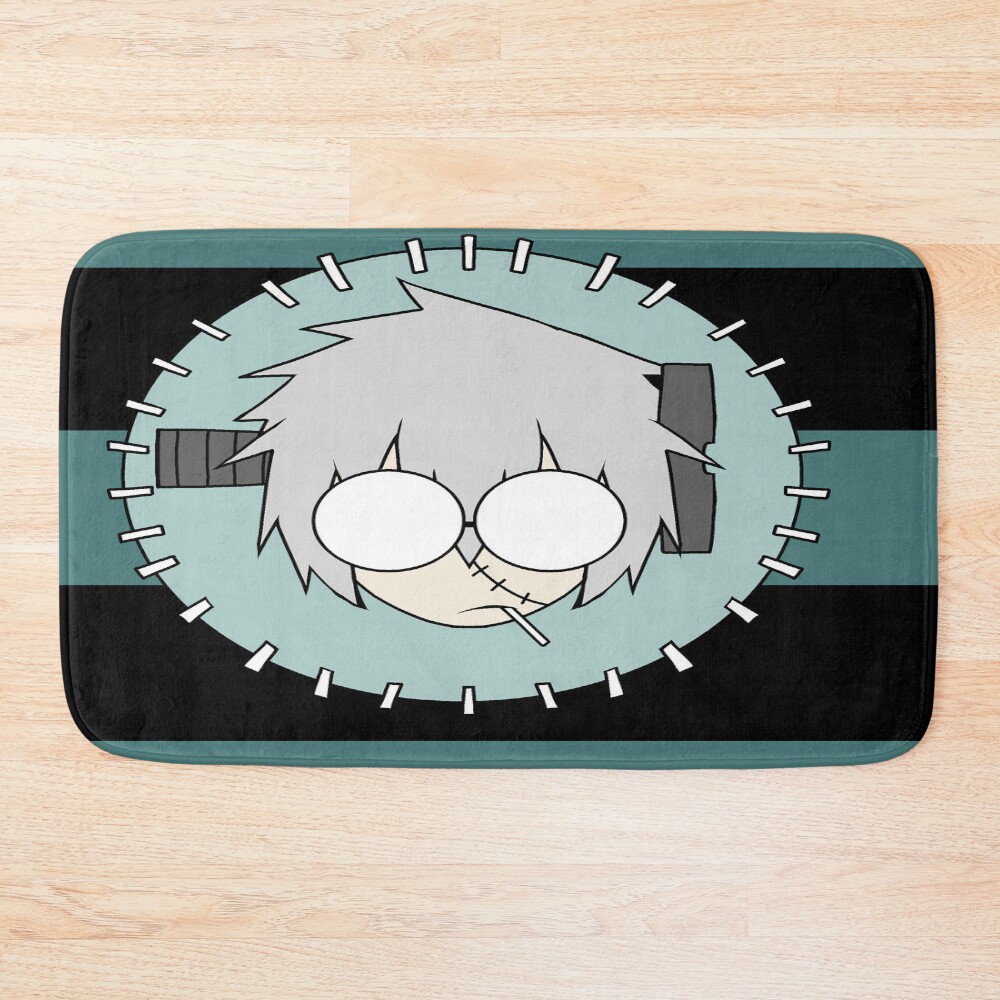 Franken Stein Soul Eater Mad Scientist Bath Mat