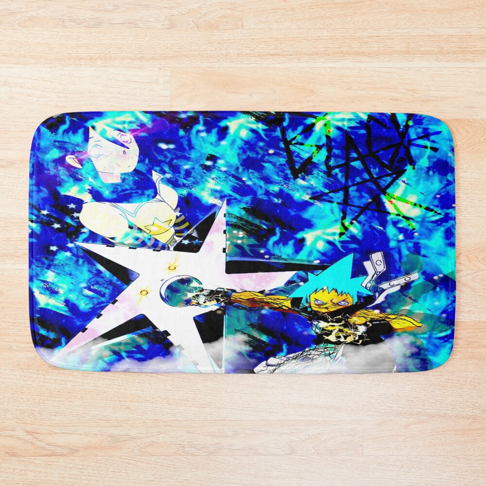 Black☆star Soul Eater Dynamic Artwork Bath Mat